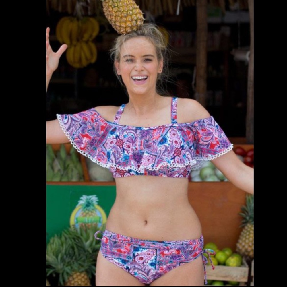 Plus Size off the Shoulder Bikini